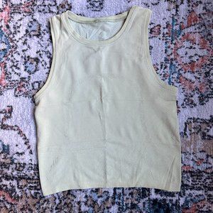 Swiftly High Neck Cropped Tank